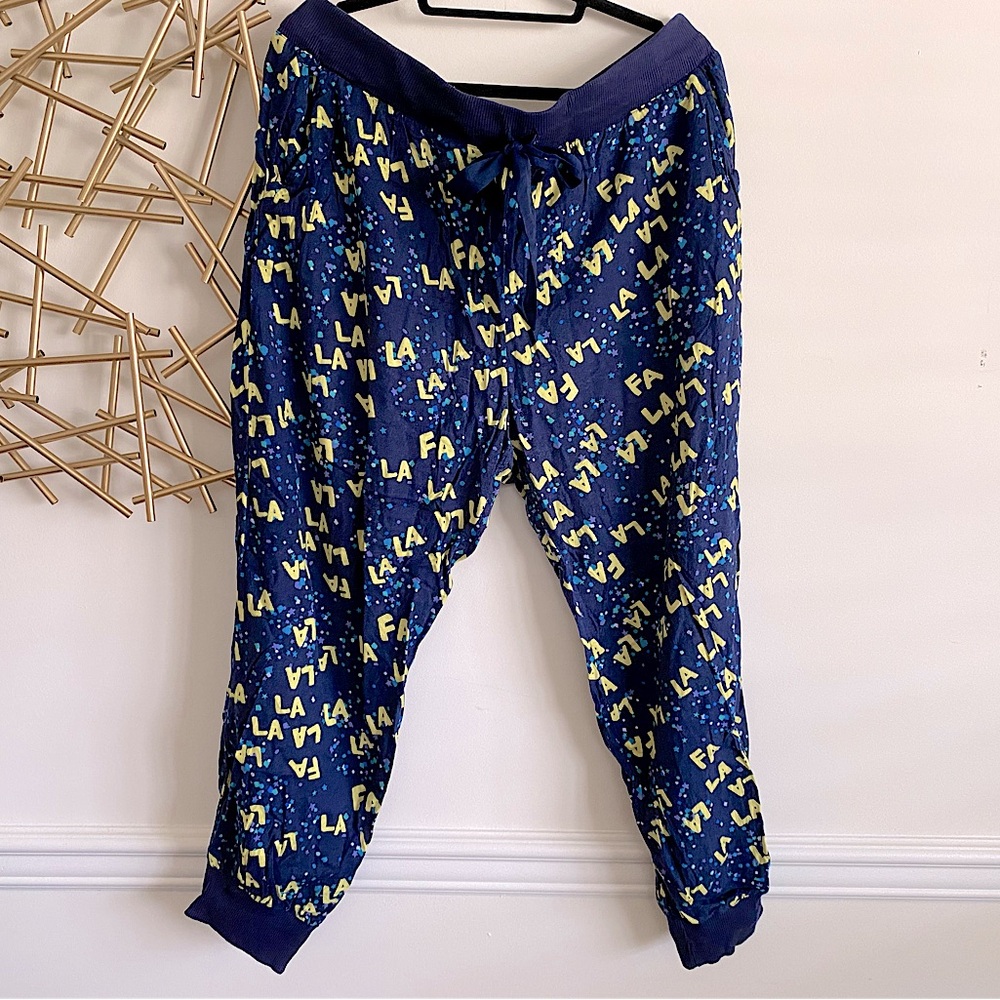 Aerie Holiday FaLaLa Jogger Pajama Pants - Size XL